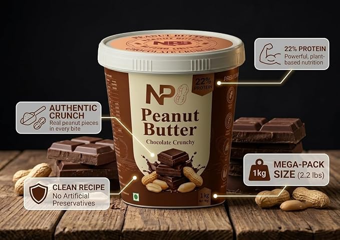 NPB Peanut Butter – Chocolate Crunchy (1 kg)